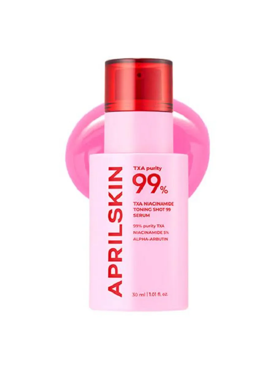 APRILSKIN Осветляющая сыворотка со спикулами, транексамовой кислотой и ниацинамидом TXA Niacinamide Toning Shot 99 Serum
