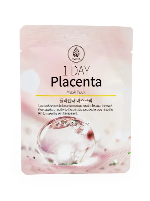 Тканевая маска для лица MEDB1 DAY Placenta Mask Pack