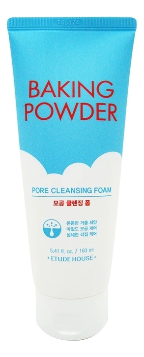Очищающая пенка Baking Powder Pore Cleansing Foam от бренда Etude House