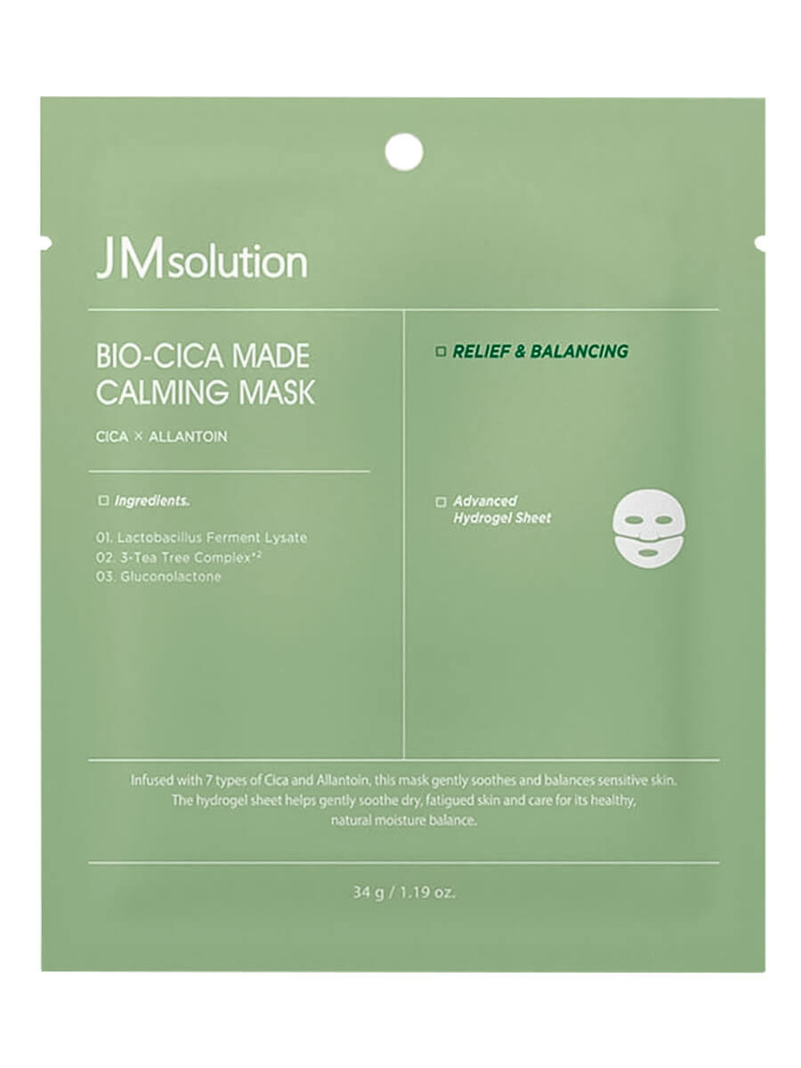 Тающая гидрогелевая маска с центеллой JMsolution Bio-Cica Made Calming Mask