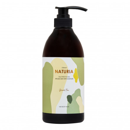 Гель для душа Зеленый чай Naturia Creamy Milk Body Wash-Green tea