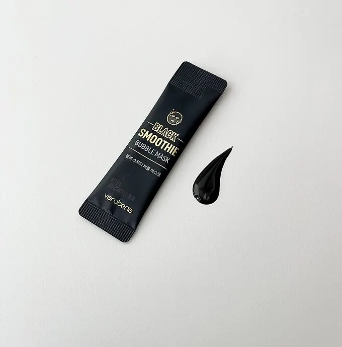 Verobene Пузырьковая маска для лица «чёрный смузи» Black Smoothie Bubble Mask