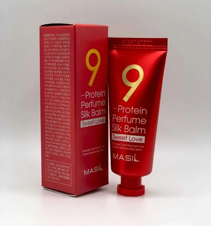 Masil Несмываемый бальзам для волос с ароматом ириса 9 Protein Perfume Silk Balm Sweet Love