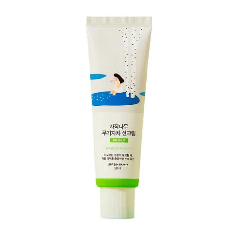 Round Lab Солнцезащитный крем с березовым соком SPF50 Birch Juice Moisturizing Mild-Up Sunscreen