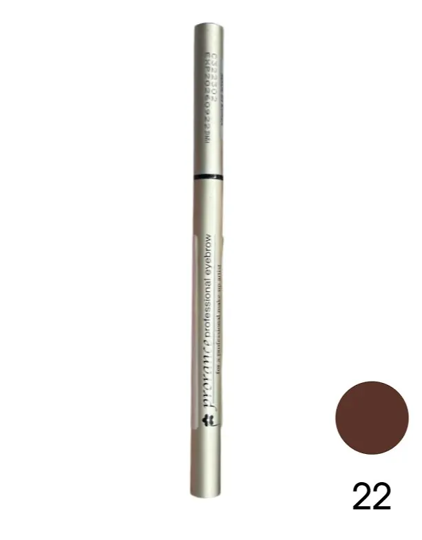 Prorance Профессиональный карандаш для бровей № 22 (Dark Brown, Темно-Коричневый) Eyebrow Professional Pencil, 1 шт