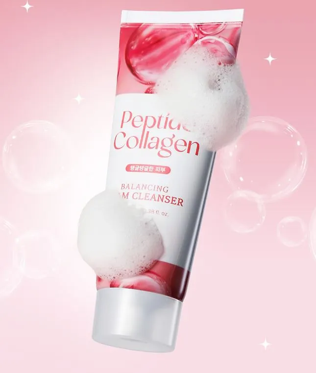 Tenzero  Пенка для умывания с пептидами и коллагеном Balancing Foam Cleanser Peptide Collagen