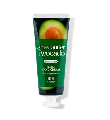 Крем для рук с авокадо и маслом ши, TENZERO RELIEF HAND CREAM