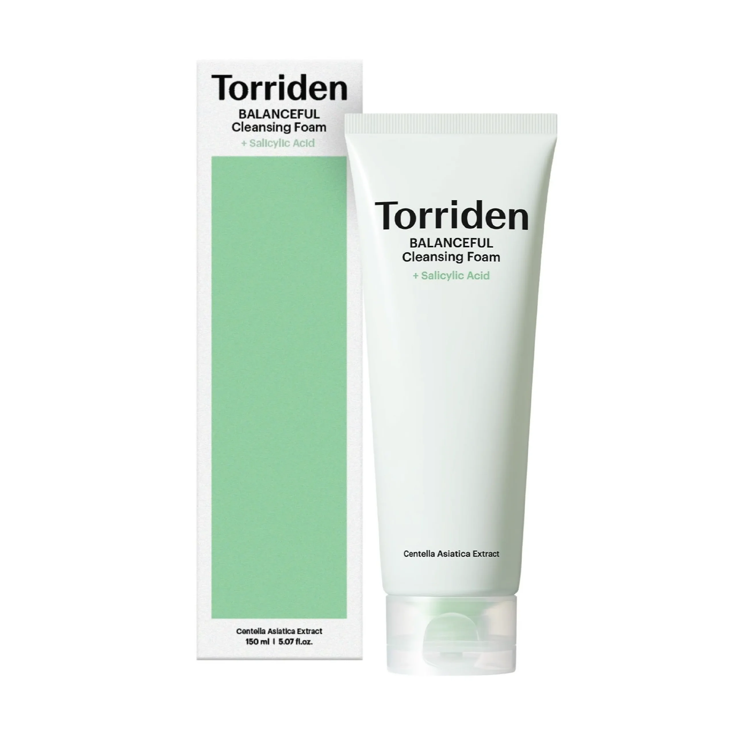 Пенка для очищения пор с салициловой кислотой Torriden Balanceful Cica Pore Cleansing Foam