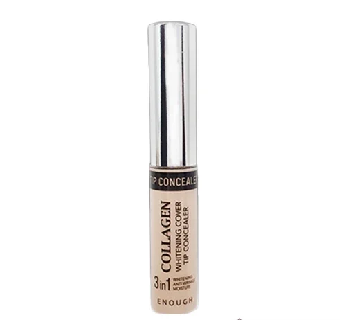 Консилер Enough Collagen Whitening Cover Tip Concealer, оттенок 1 Light Beige, 9 г, 1 шт.