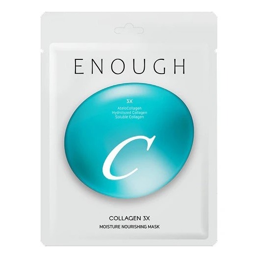 Enough Тканевая маска для лица с коллагеном Collagen 3X