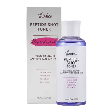 Тонер омолаживающий с пептидами / Thinkco Peptide Shot Toner.