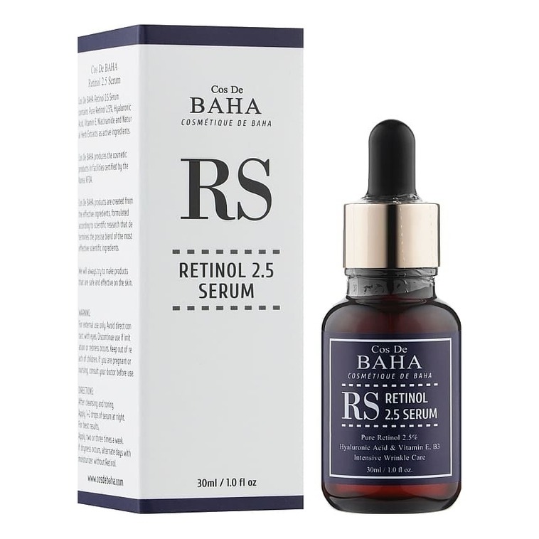 Омолаживающая сыворотка с ретинолом Cos De BAHA Retinol 2,5 Serum