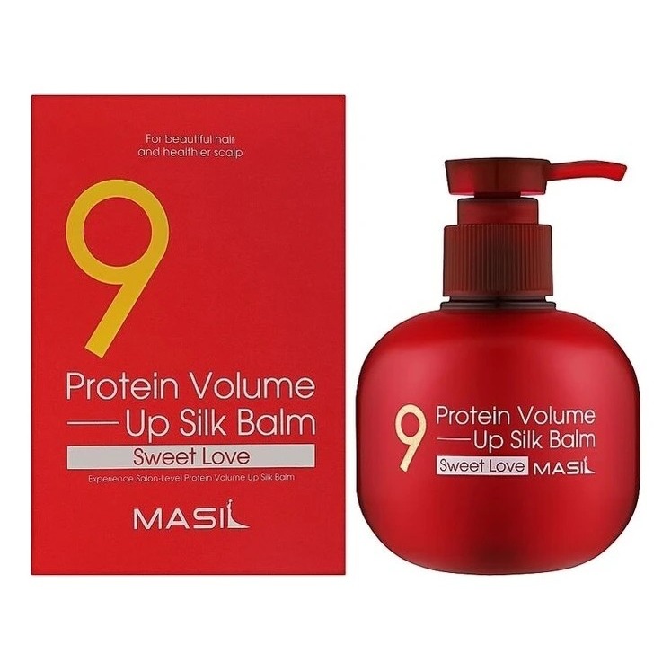 Несмываемый протеиновый бальзам для волос Masil 9 Protein Volume Up Silk Balm Sweet Love 180 мл