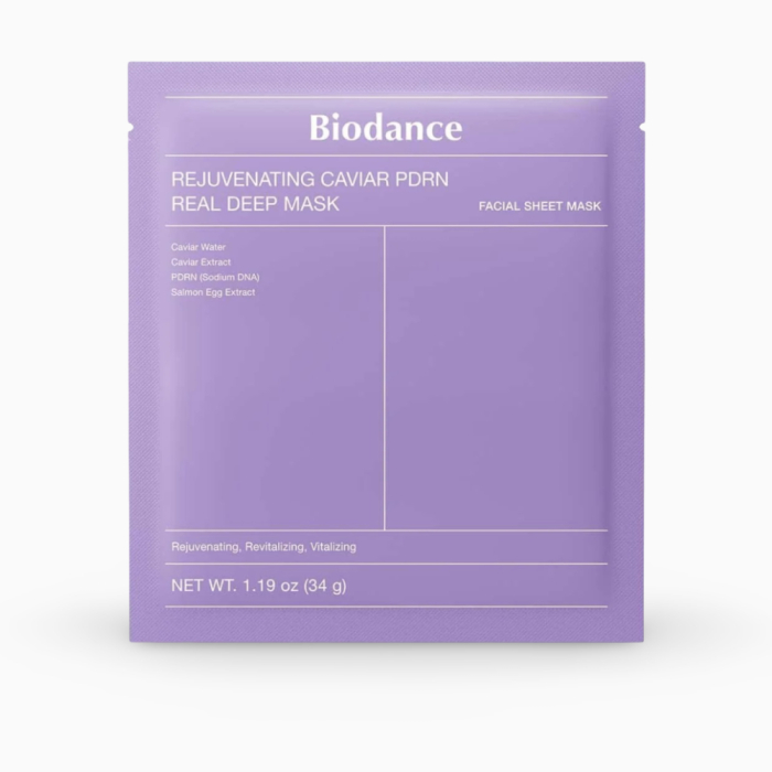 Biodance Ночная гидрогелевая маска с ПДРН и икрой Rejuvenating Caviar PDRN Real Deep Mask