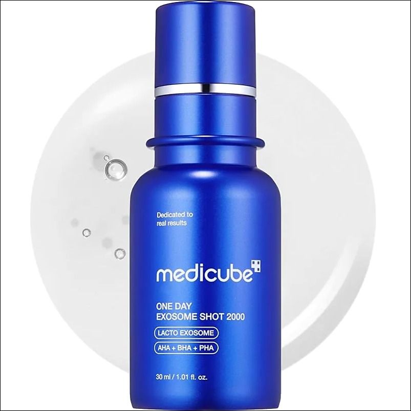 Medicube Сыворотка-бустер с экзосомами и спикулами для сужения пор One-Day Exosome Shot Pore Ampoule 2000