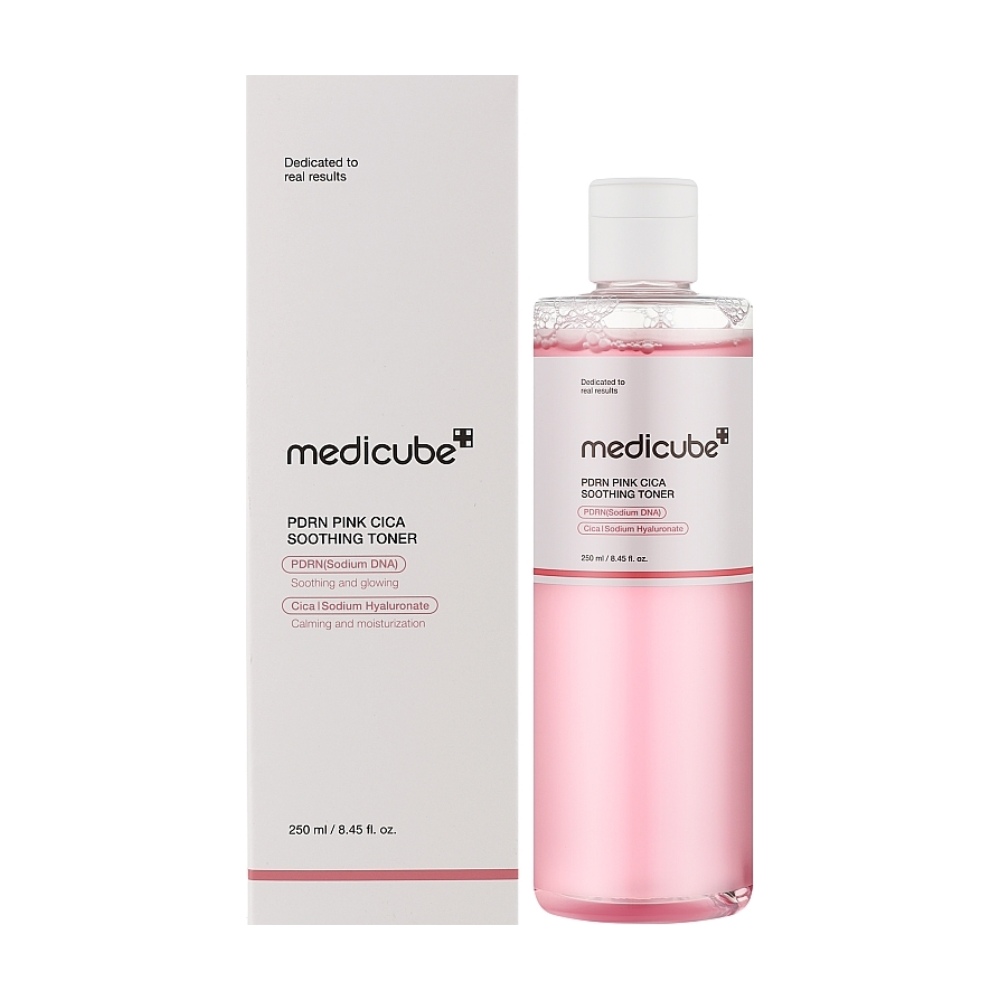 Успокаивающий тонер с ПДРН и центеллой medicube PDRN Pink CICA Soothing Toner