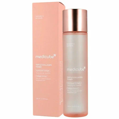 Тонер для упругости кожи с коллагеном medicube Triple Collagen Toner
