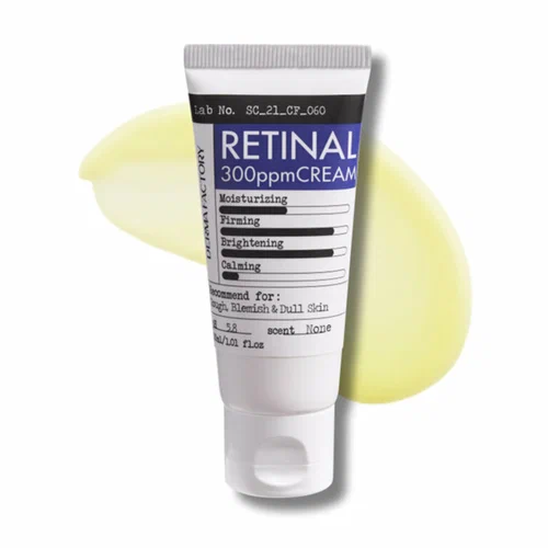 Укрепляющий крем для сияния кожи с ретиналем Derma Factory Retinal 300ppm Cream