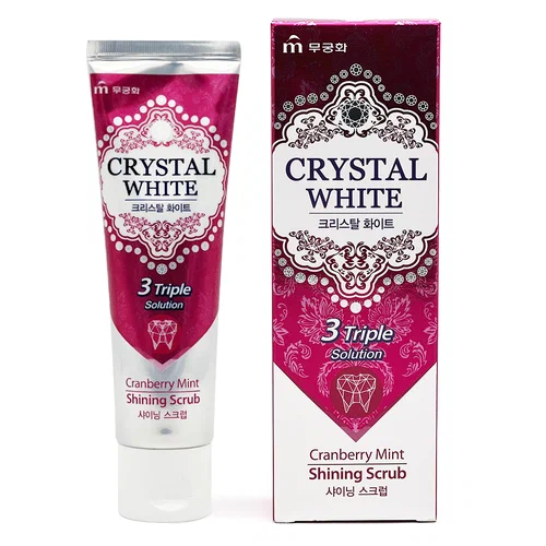Mukunghwa Mukunghwa Зубная паста отбеливающая с ароматом клюквы и мяты Crystal White