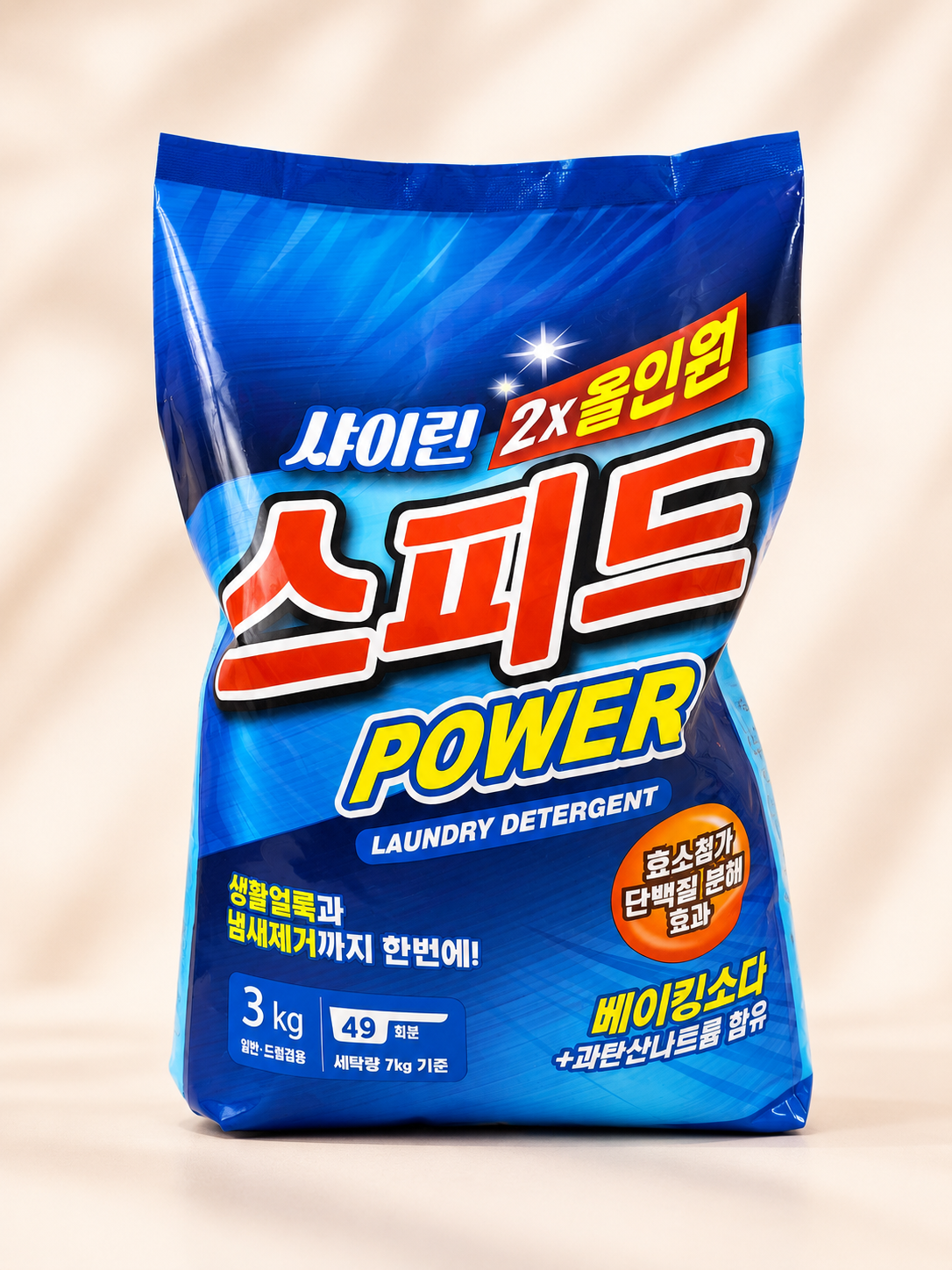 Стиральный порошок Power Bright Refill Type, 3 kg