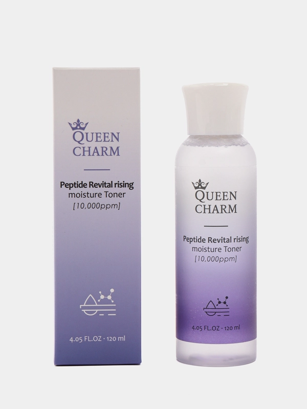 Тонер для лица Queen Charm омолаживающий увлажняющий с пептидами 1 %