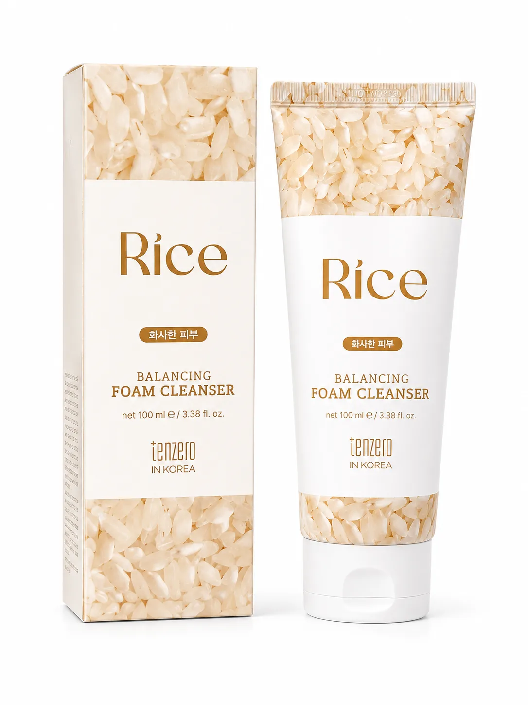 Tenzero  Пенка для умывания с рисом Balancing Foam Cleanser Rice