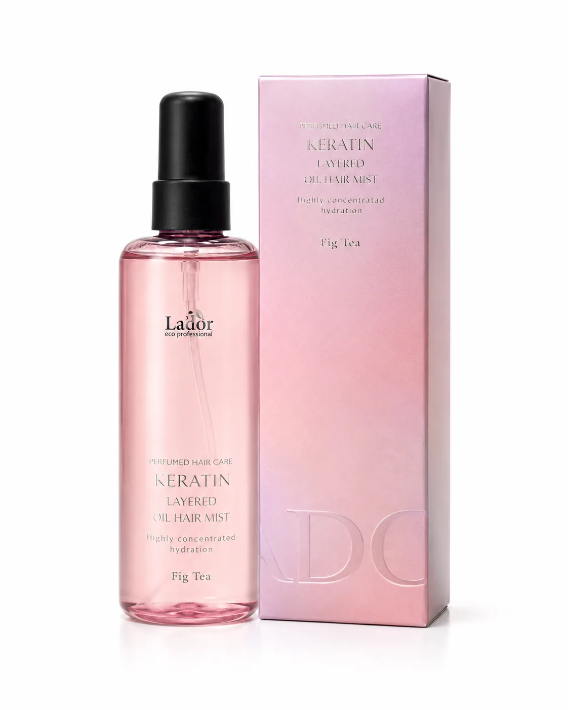 Парфюмированный двухфазный мист для волос Lador Keratin Layered Oil Mist Fig Tea