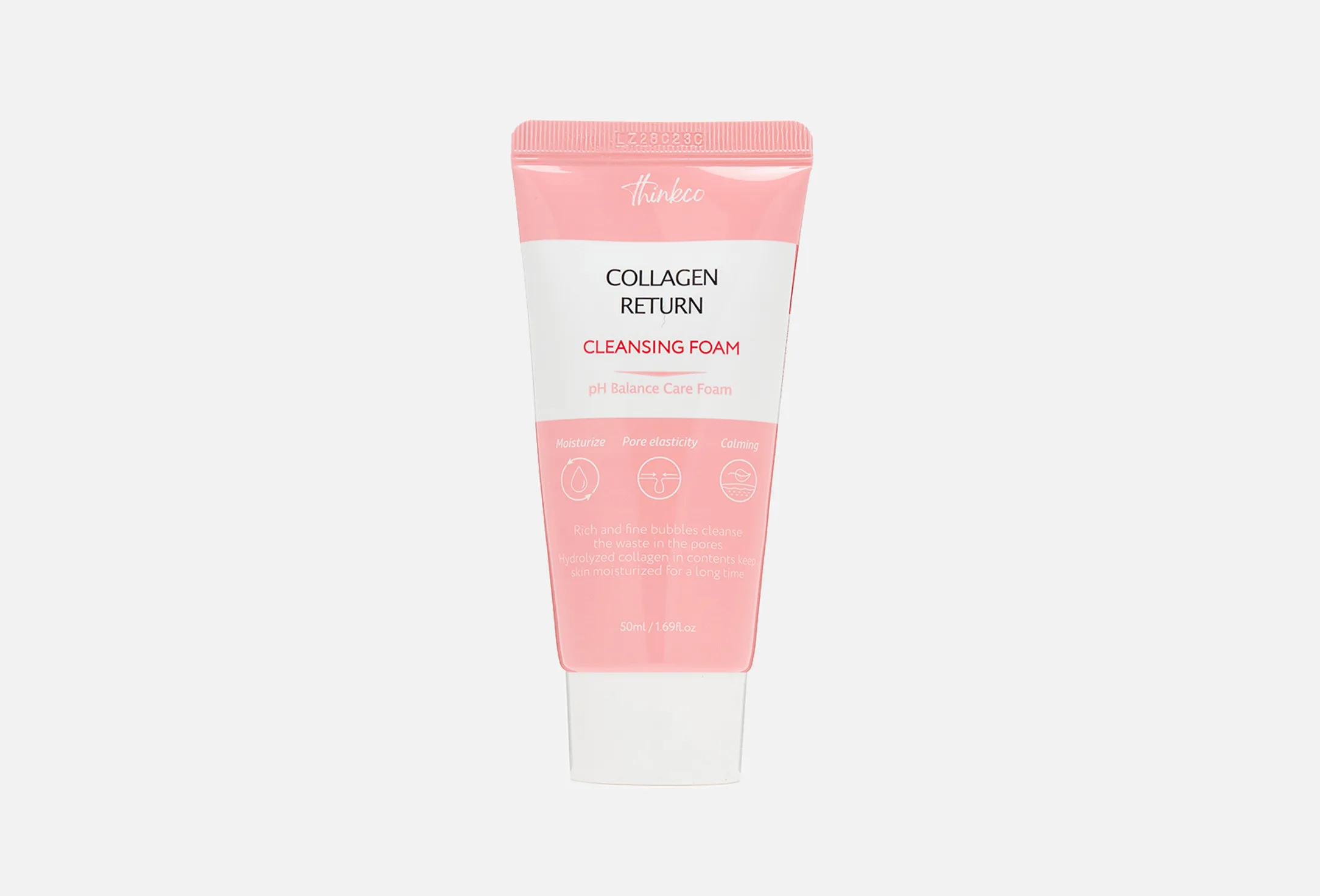 Пенка для умывания с коллагеном  Thinkco Collagen return cleansing foam