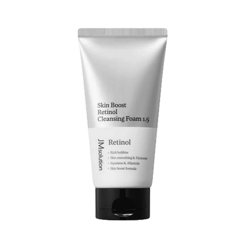 JM SOLUTION Пенка с ретинолом skin boost retinol cleansing foam.