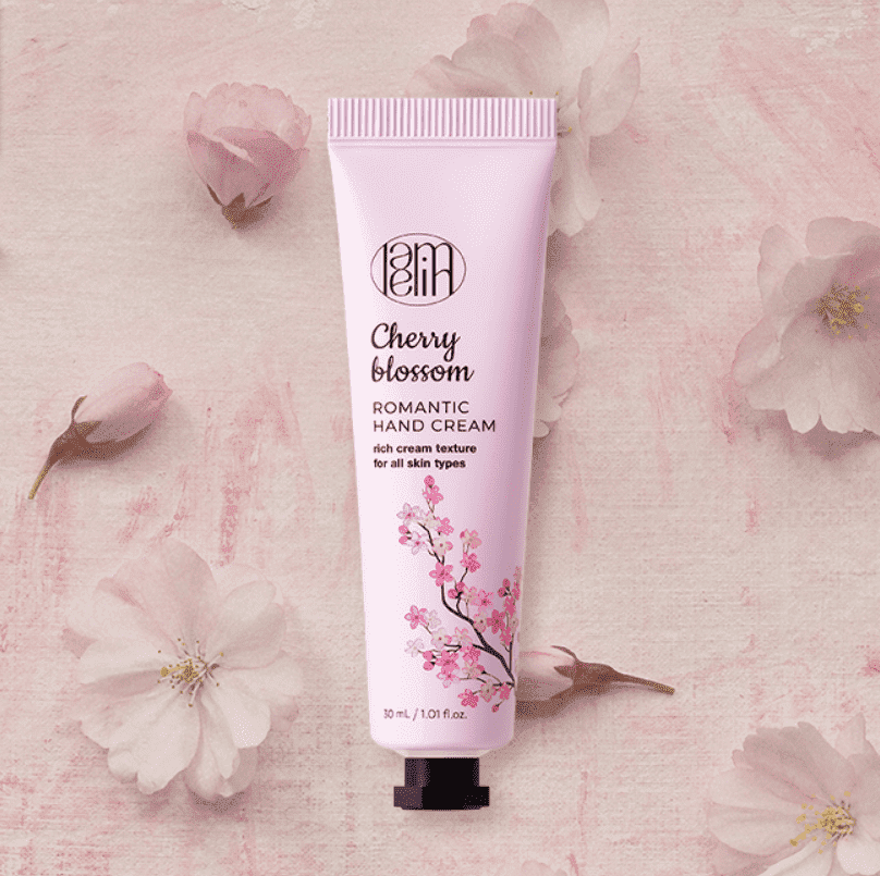 Крем для рук цветки вишни Lamelin Romantic Hand Cream