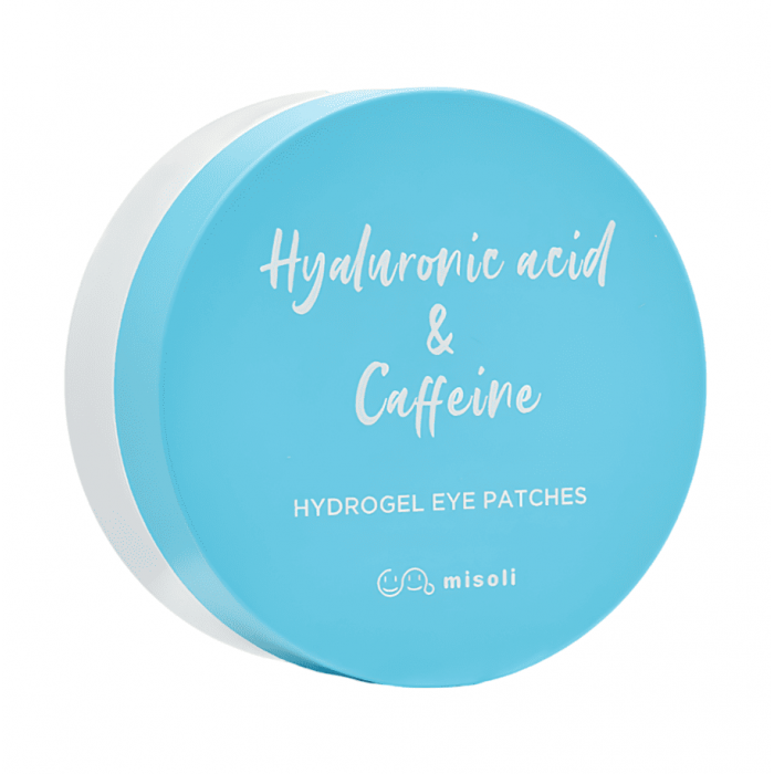Гидрогелевые патчи с кофеином и гиалуроновой кислотой MISOLI Hyaluronic acid & Caffeine Hydrogel Eye Patches 2 sheets