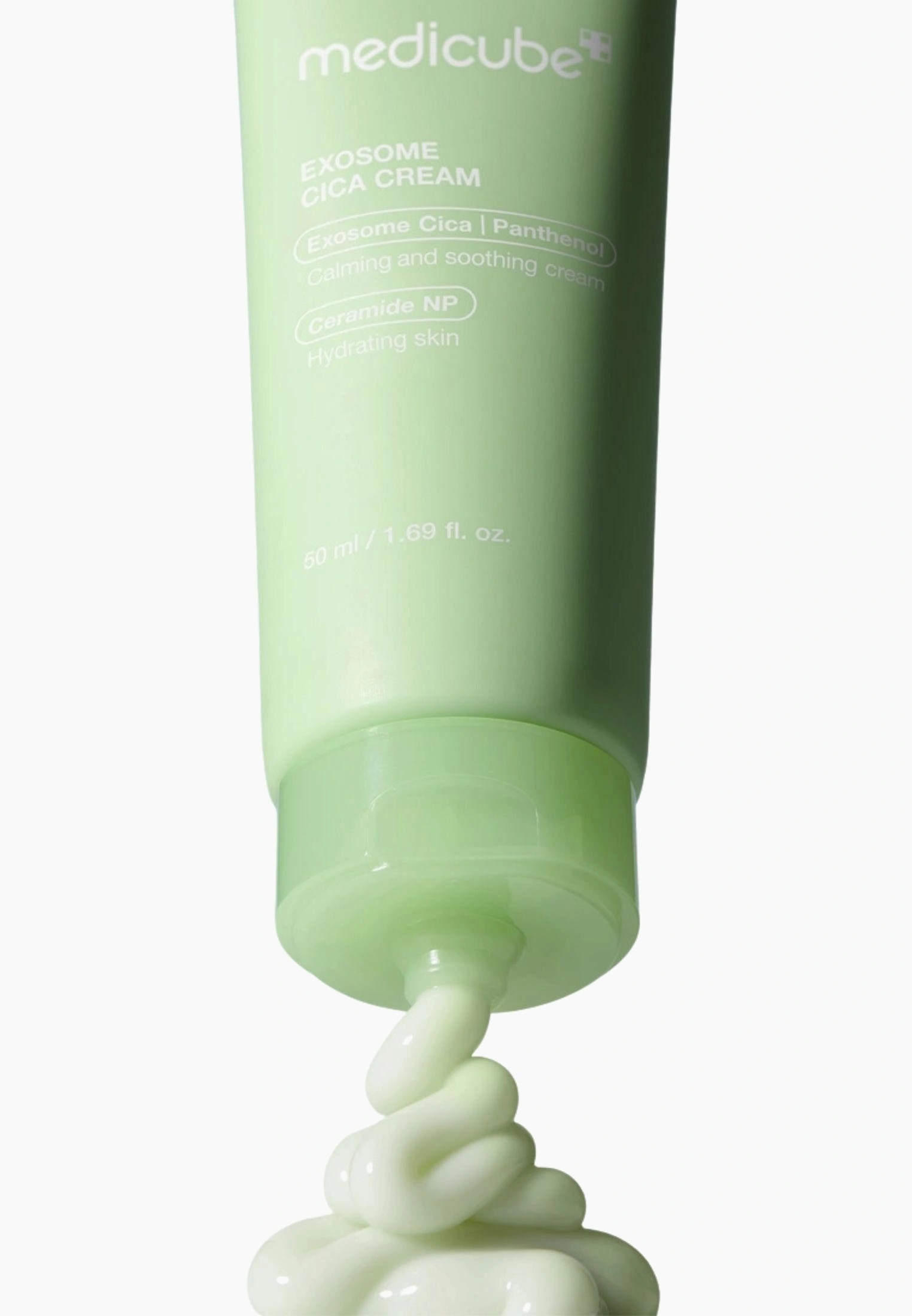 Лёгкий успокаивающий крем с центеллой medicube Exosome Cica Cream