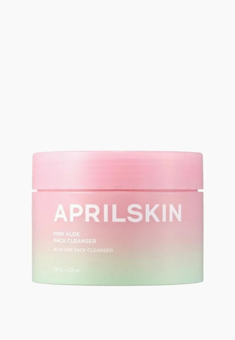 APRILSKIN Двухфазное средство: очищающий бальзам и пенка c розовым алоэ Pink Aloe Pack Cleanser