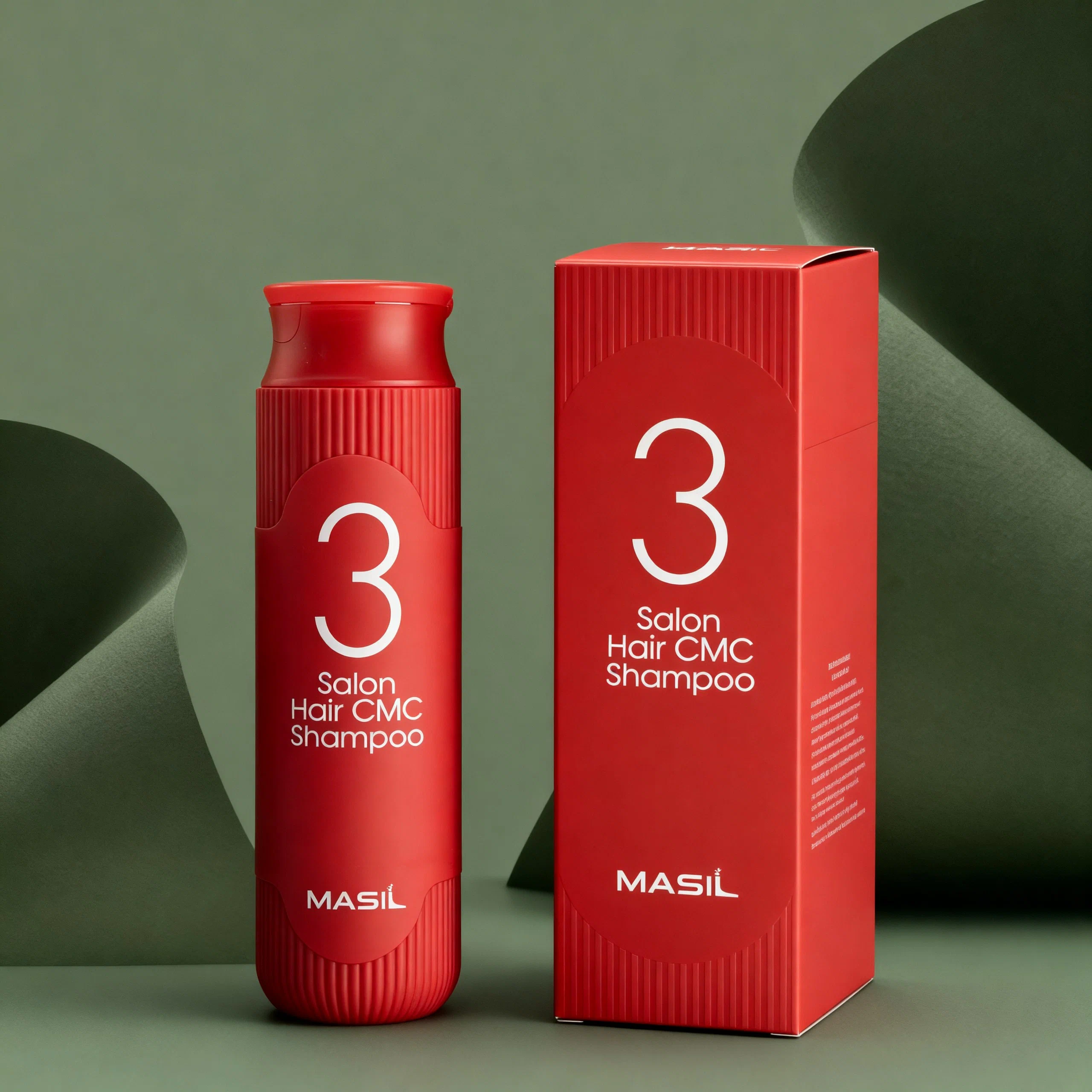 Восстанавливающий шампунь с аминокислотами Masil 3 Salon Hair CMC Shampoo.