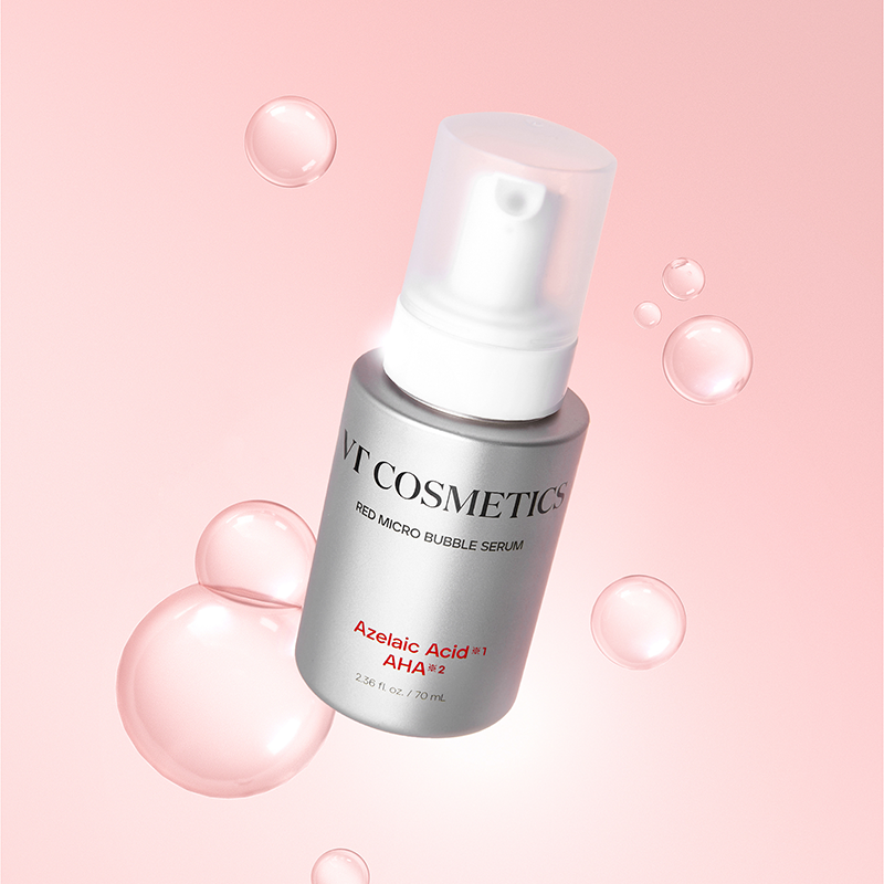 Пузырьковая сыворотка с азелаиновой кислотой VT Cosmetics Az AHA Red Micro Bubble Serum