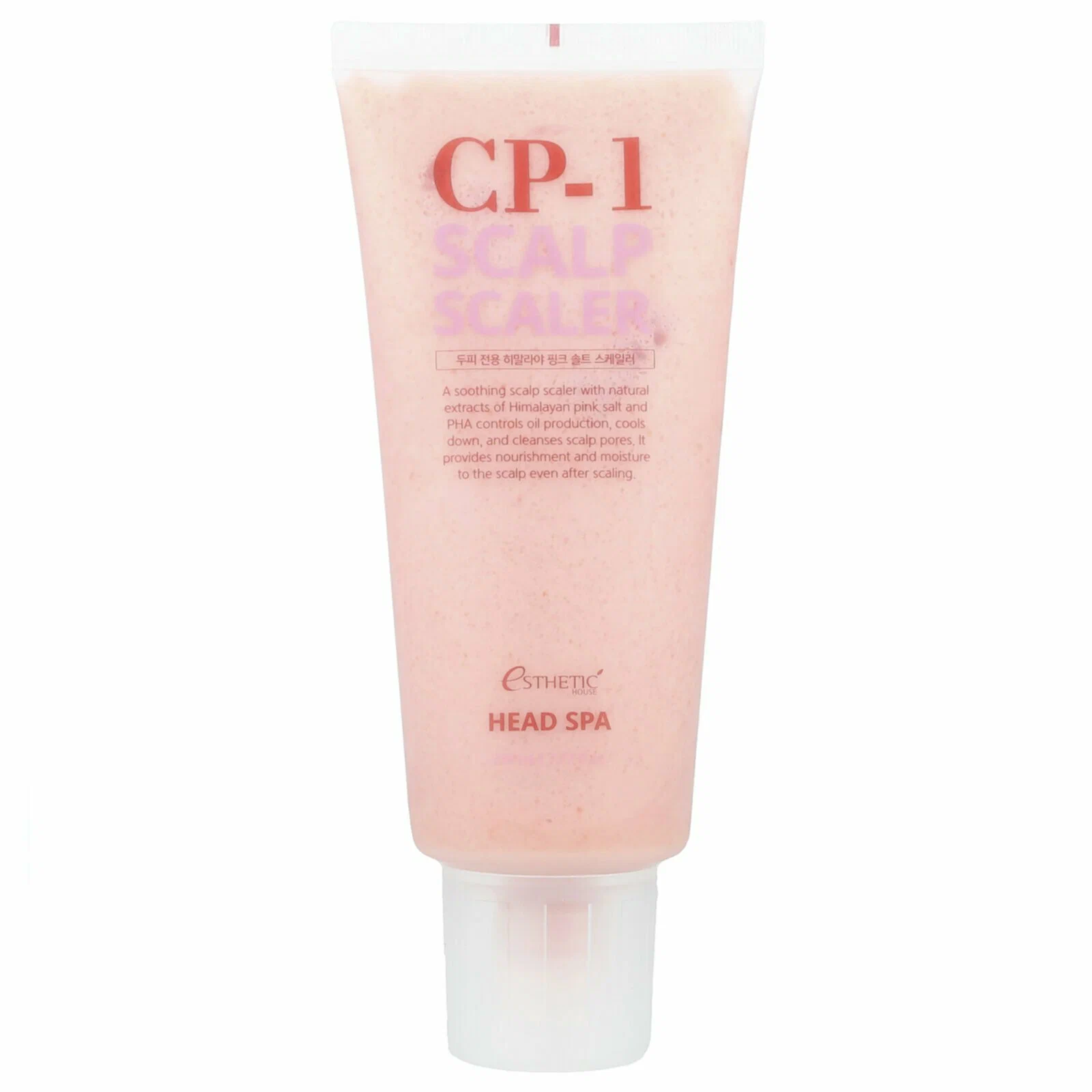 Пилинг для кожи головы с розовой солью Esthetic House CP-1 Head Spa Pink Salt Scalp Scaler.