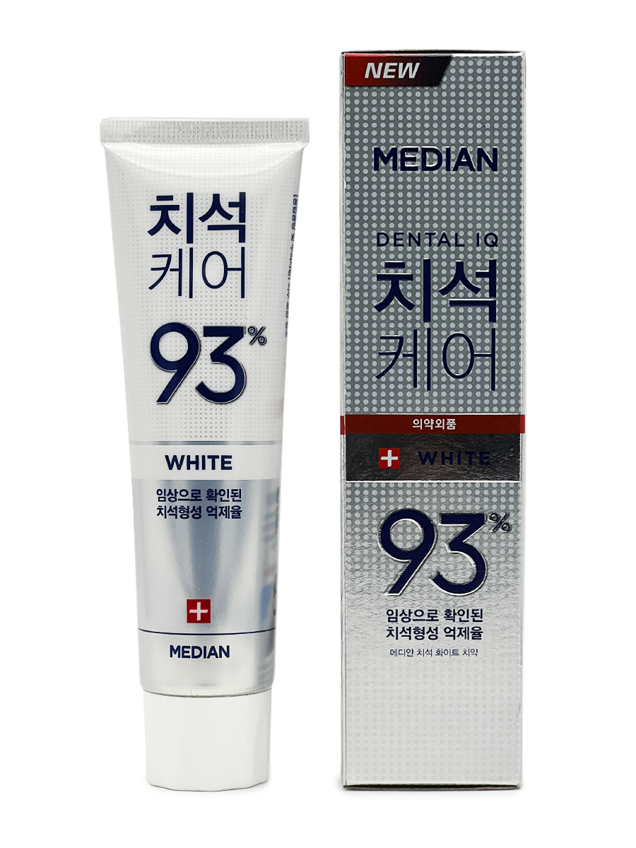 Отбеливающая зубная паста с цеолитом Median Dental IQ 93% White