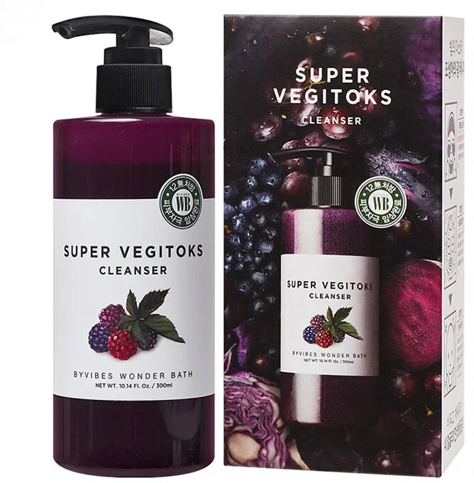 Детокс очищение для упругости кожи Chosungah By Vibes Wonder Bath Super Vegitoks Cleanser Purple