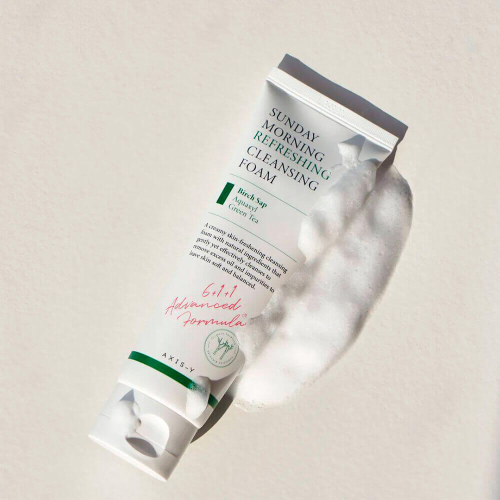 Увлажняющая пенка для умывания AXIS-Y Sunday Morning Refreshing Cleansing Foam