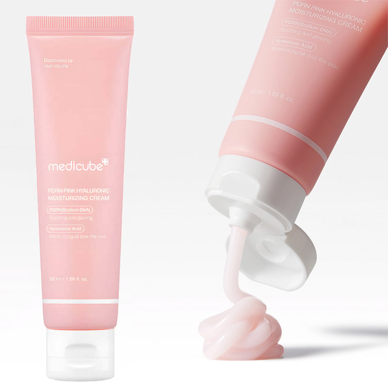 Увлажняющий крем с ПДРН и гиалуроновой кислотой medicube PDRN Pink Hyaluronic Moisturizing Cream