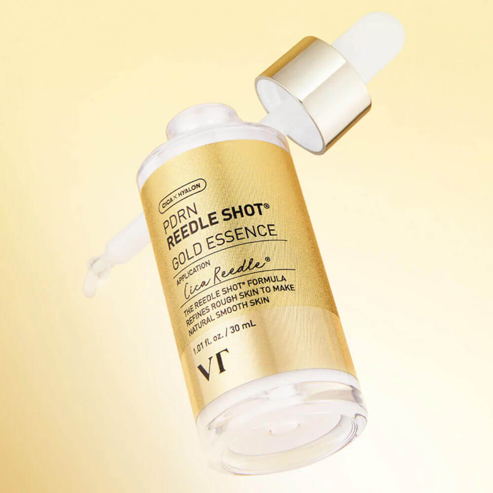 Омолаживающая эссенция с золотом и ПДРН VT Cosmetics PDRN Reedle Shot Gold Essence