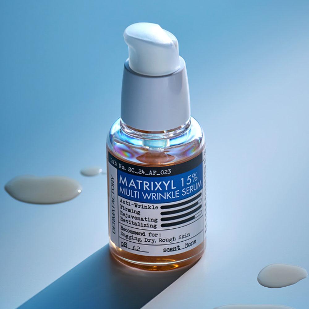 Derma Factory Омолаживающая сыворотка для лица с пептидами Matrixyl 15% Multi Wrinkle Serum