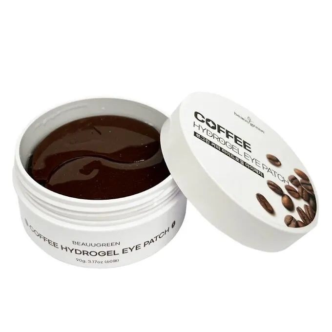 Тонизирующие гидрогелевые патчи с кофеином - BeauuGreen Coffee Hydrogel Eye Patch, 60шт