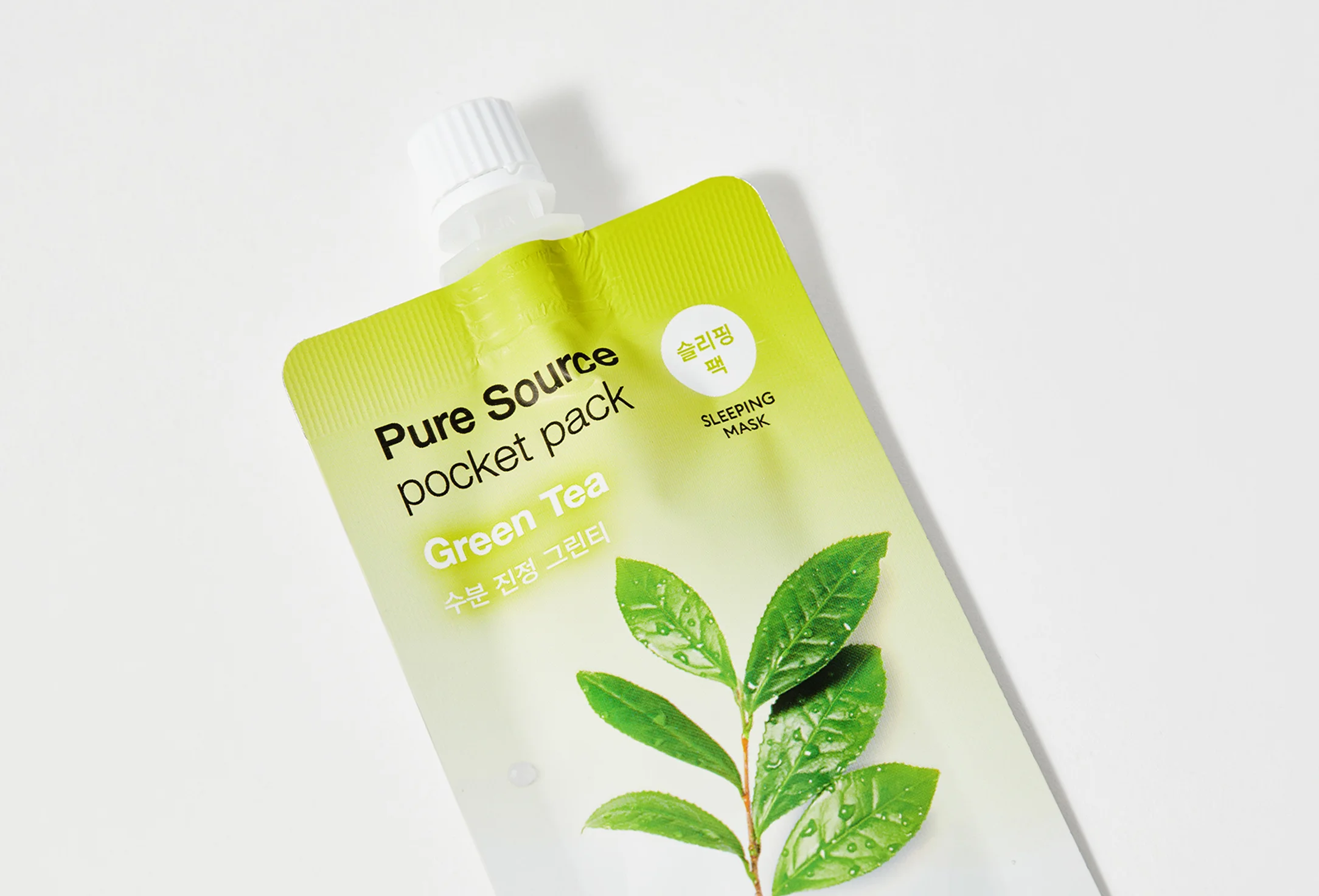 Ночная маска с экстрактом зеленого чая MisshaPure Source Pocket Pack green tea
