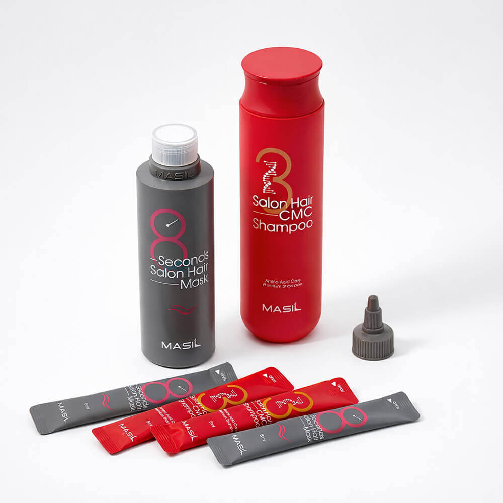 Набор для восстановления волос с кератином и коллагеном Masil Salon Hair Set