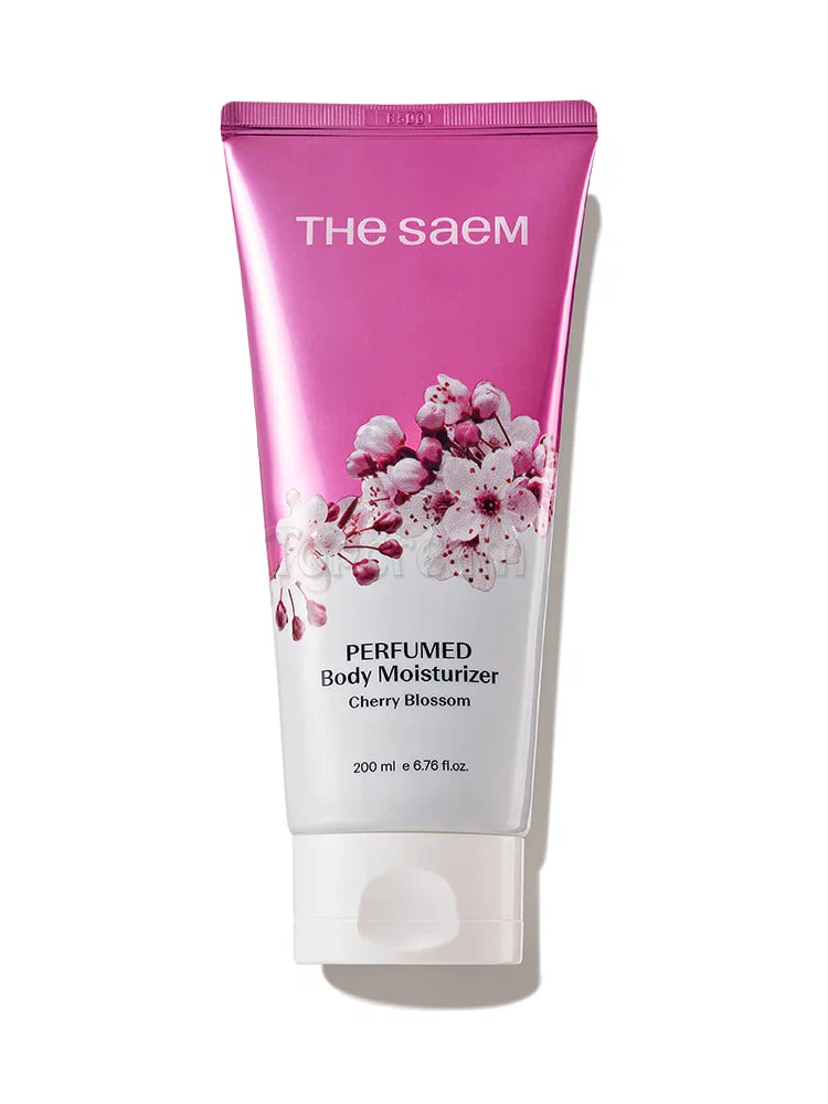 The Saem Увлажняющий парфюмированный лосьон для тела с ароматом цветов вишни 200 мл Perfumed Body Moisturizer Cherry Blossom