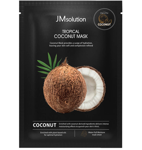 Увлажняющая тканевая маска с кокосом JMsolution Tropical Coconut Mask 140 ₽