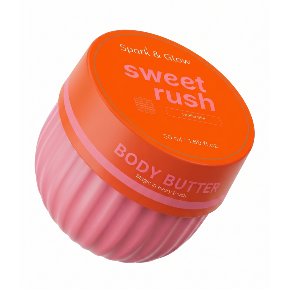 Spark’&Glow Баттер для тела с ароматом кокоса и цветочной ванили — Body butter Vanilla blur, 250мл