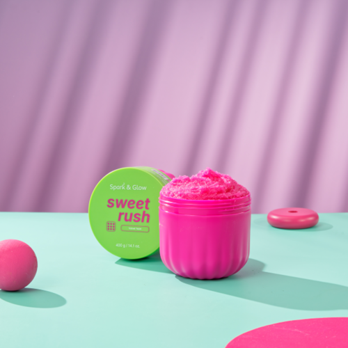 Spark'&Glow Скраб для тела с ароматом экзотических фруктов - Body scrub velvet haze scent, 400г