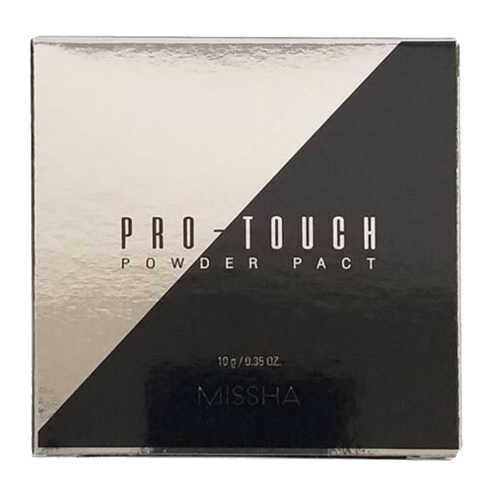 Компактная пудра для лица тон 21 светлый бежевый Missha Pro-Touch Powder Pact SPF 25 PA++ 10 гр